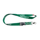 Mexico Lanyard, Keychain, ID Holder with Detachable Buckle