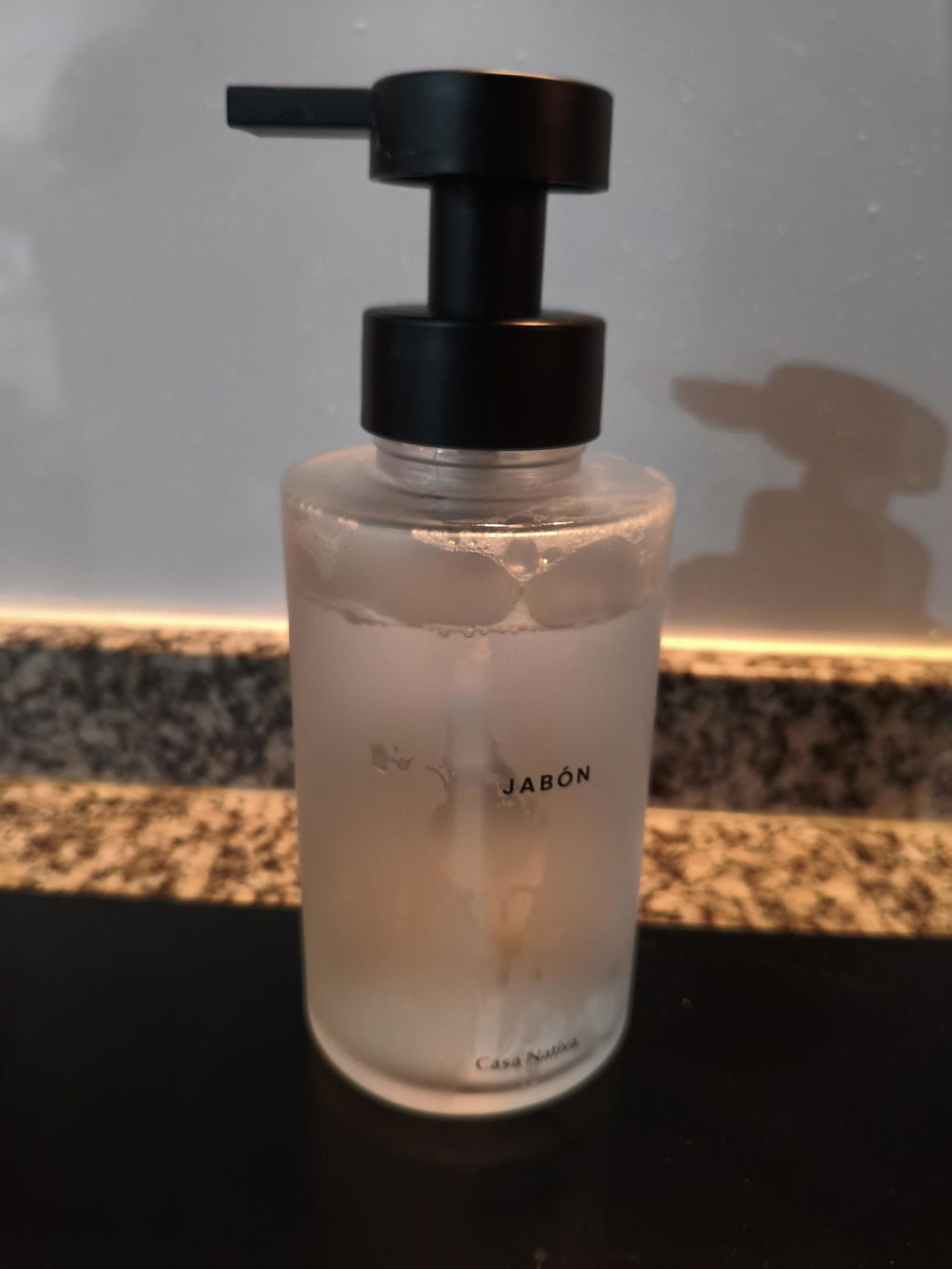 Dispensador Jabón Espuma Vidrio Opaco
