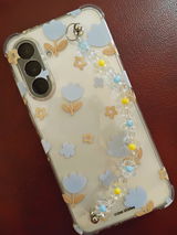 BLUE FLOWER Chain Soft Case