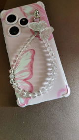 Blush Butterfly Chain Case
