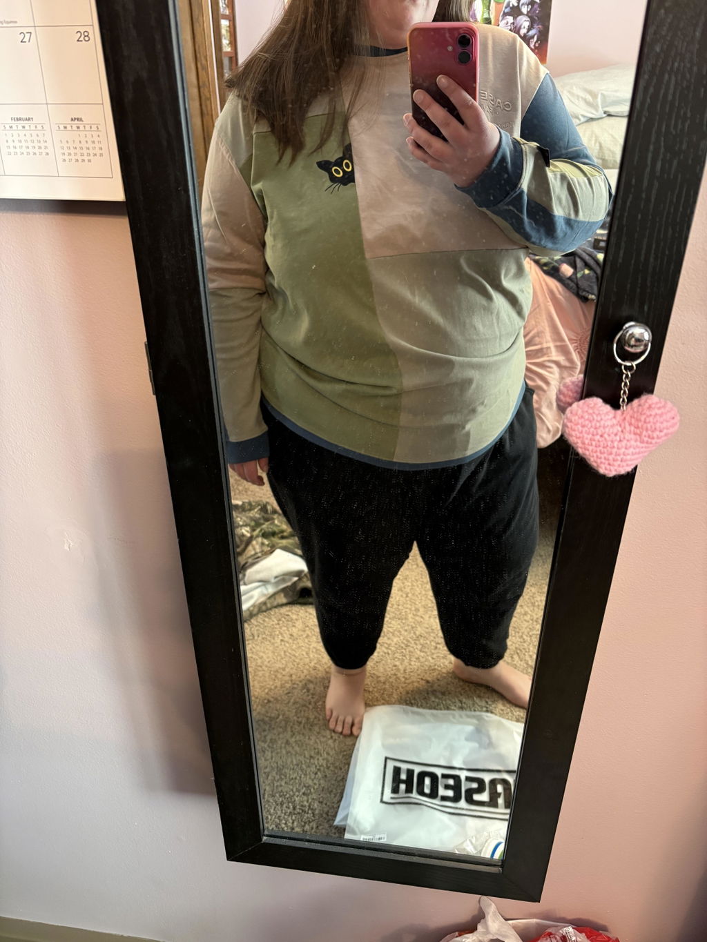 Case & Kitty Fan Club Longsleeve (Tan/Green) – Caseoh Merch Store
