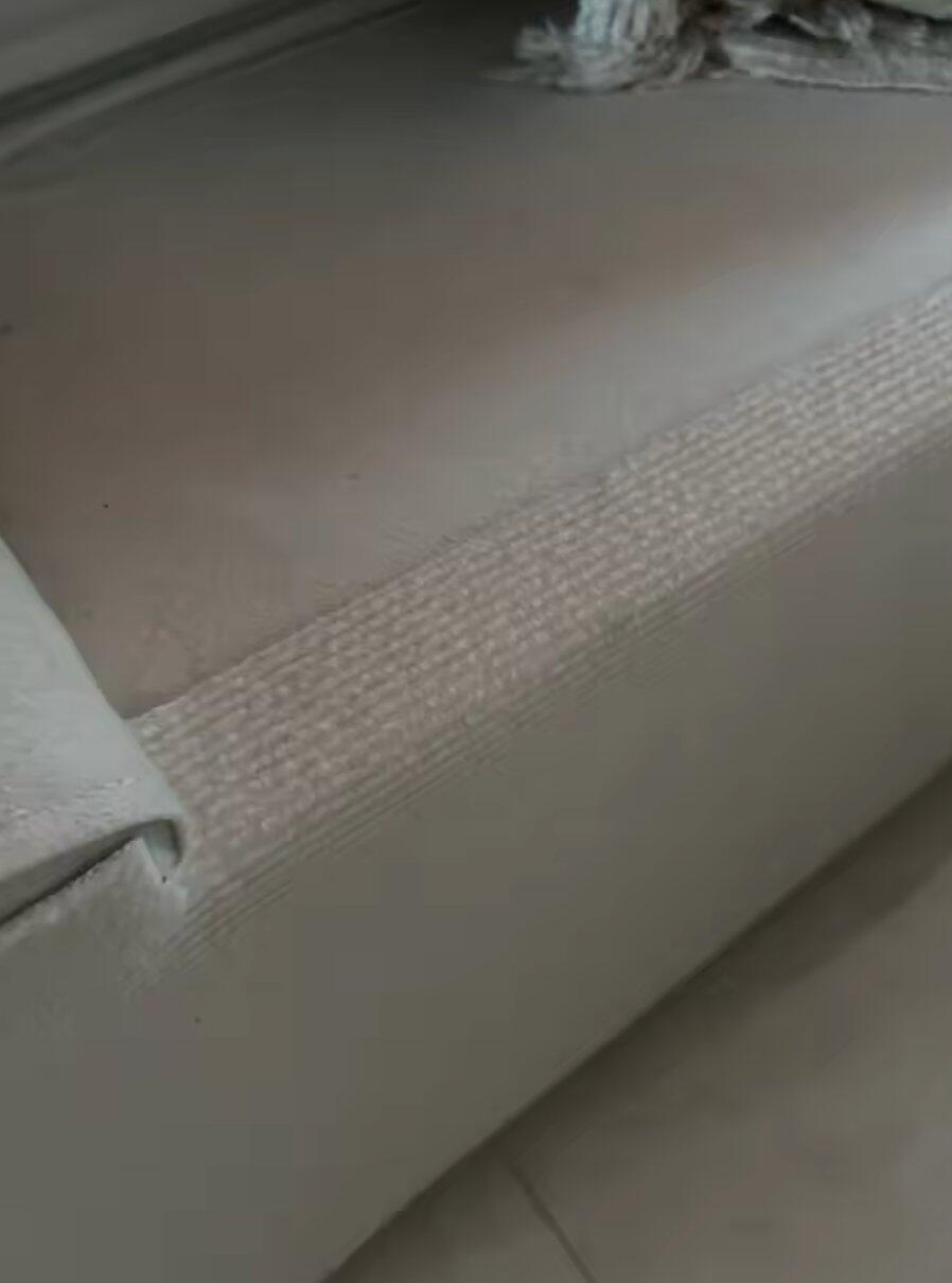 Customer photo of the scratch protector fitted to furniture