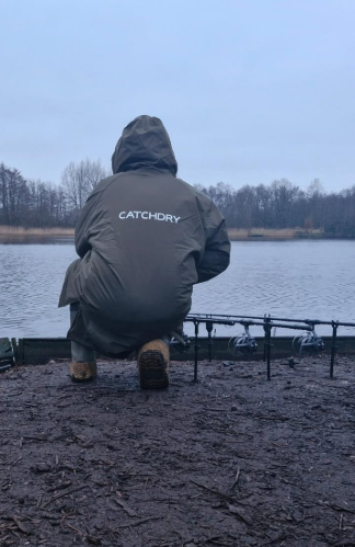 Catchdry Pro Coat - Fleece Lined Waterproof Fishing Coat