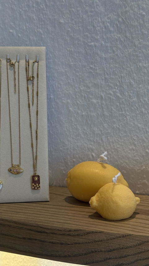 Skulpturkerze LIMONE