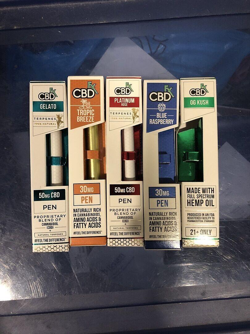 Blue Raspberry CBD Vape Pen | 1500mg Broad Spectrum CBD - CBDfx