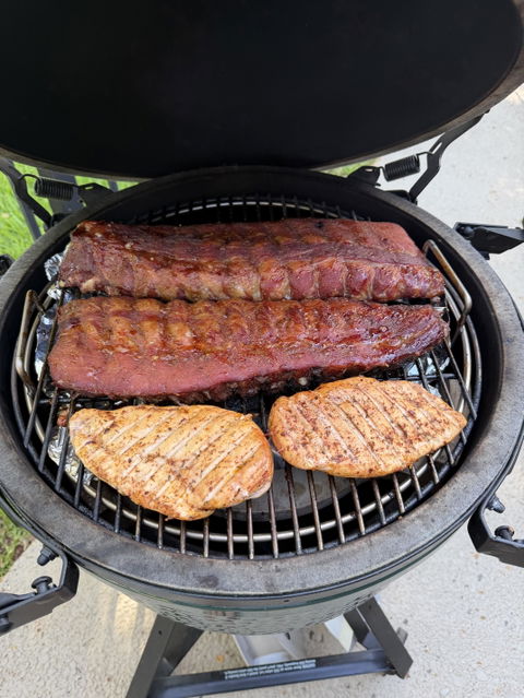 Large Big Green EGG Expander for ConvEGGtor, CGS PSWoo