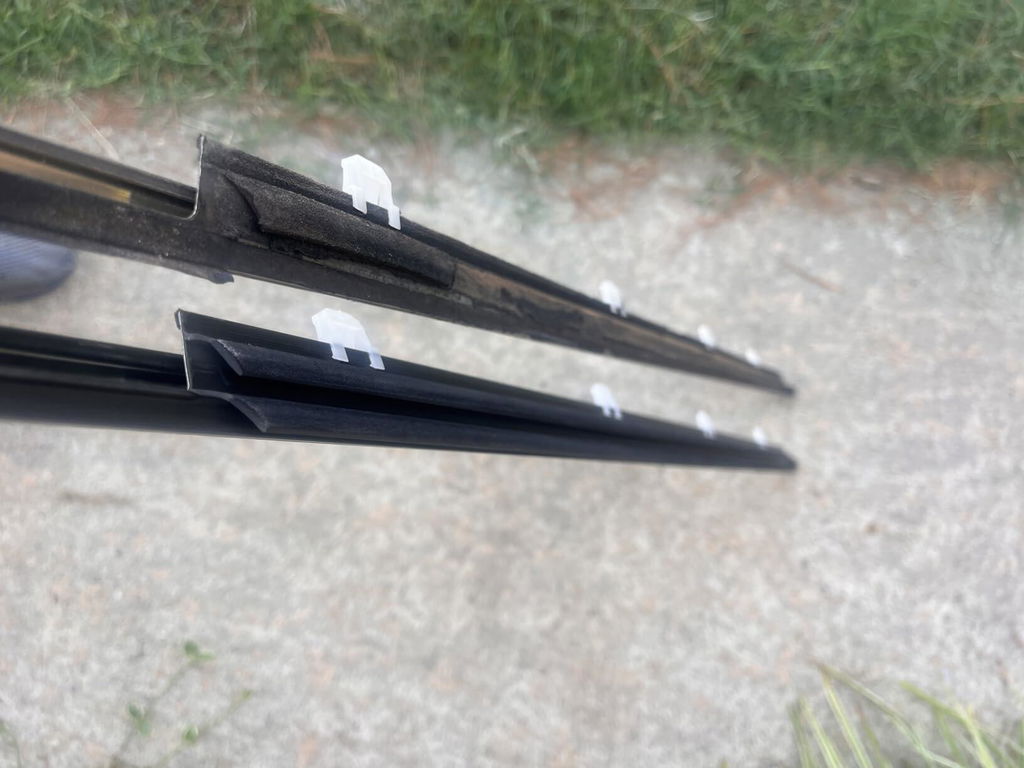 4PCS Weatherstrips Seal 72410-TK8-A11 Door Belt Molding For 2011-2017 Odyssey 72950-TK8-A01  72450-TK8-A11