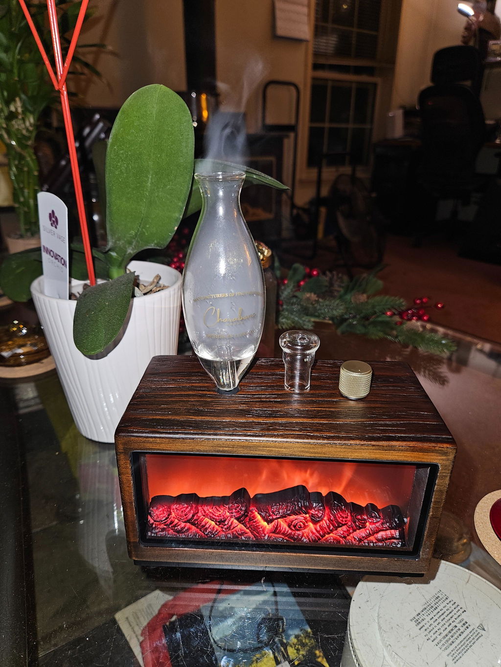 Charabanc Aroma Ambient Fireplace Wood Diffuser