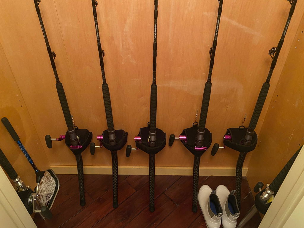 okuma big game rods PCH Custom Spinning Popping Rod Lightweight West Coast Saltwater Rod Tackle Express This carbon butt section matches up nicely with the machined aluminum Okuma TCSB Bass Spinning Rod