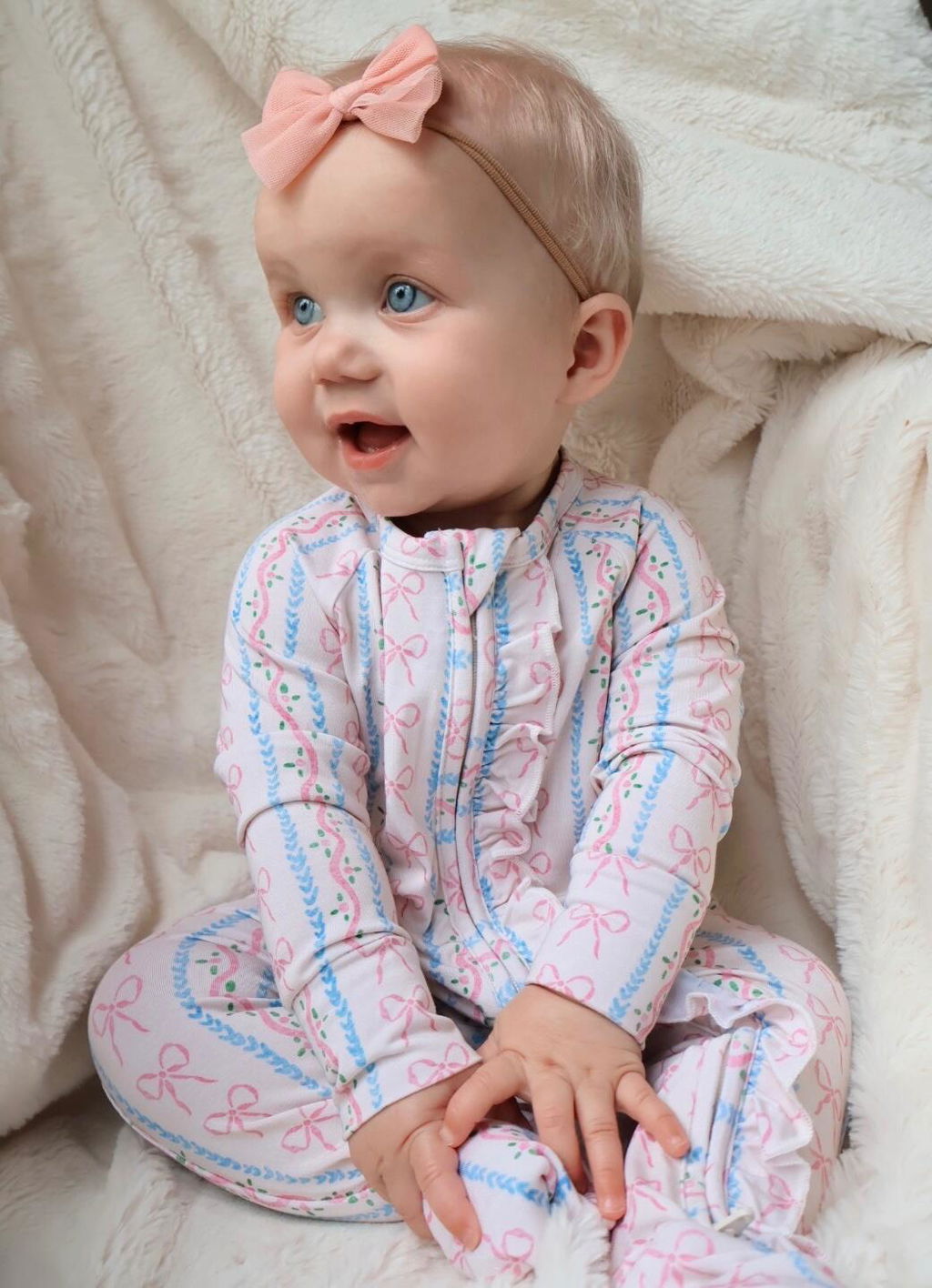 Bamboo Ruffle Rompee™ | Victorian Whimsy