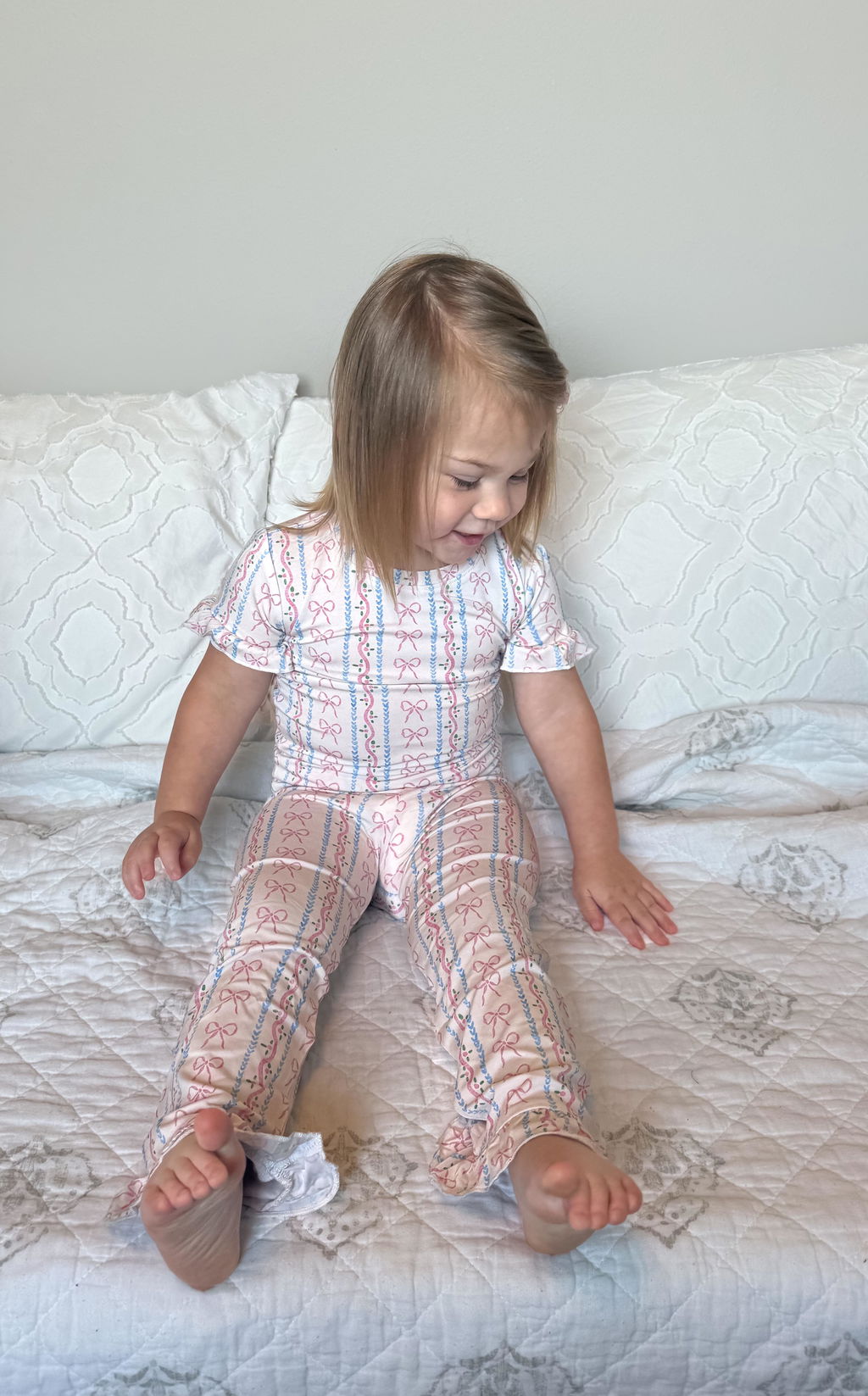 Bamboo Ruffle Pajama Set | Victorian Whimsy