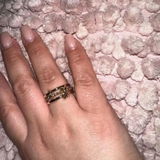 Bold Three Connector Ring