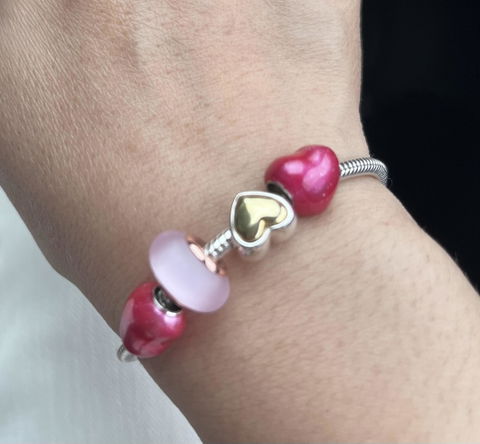 Charm Corazón Rosa