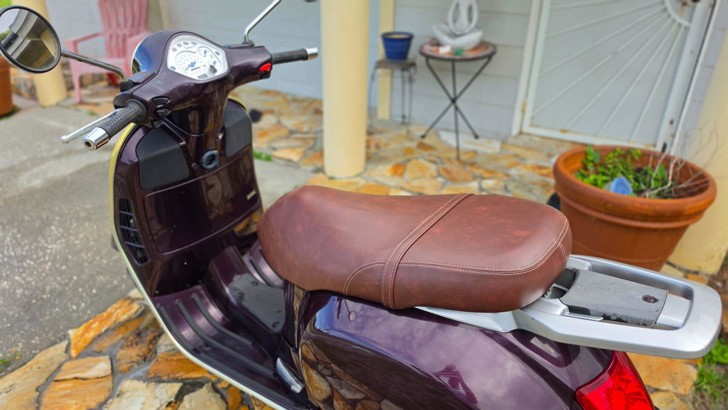 Vespa GT200 Granturismo GT 200 Seat Cover Whiskey Brown