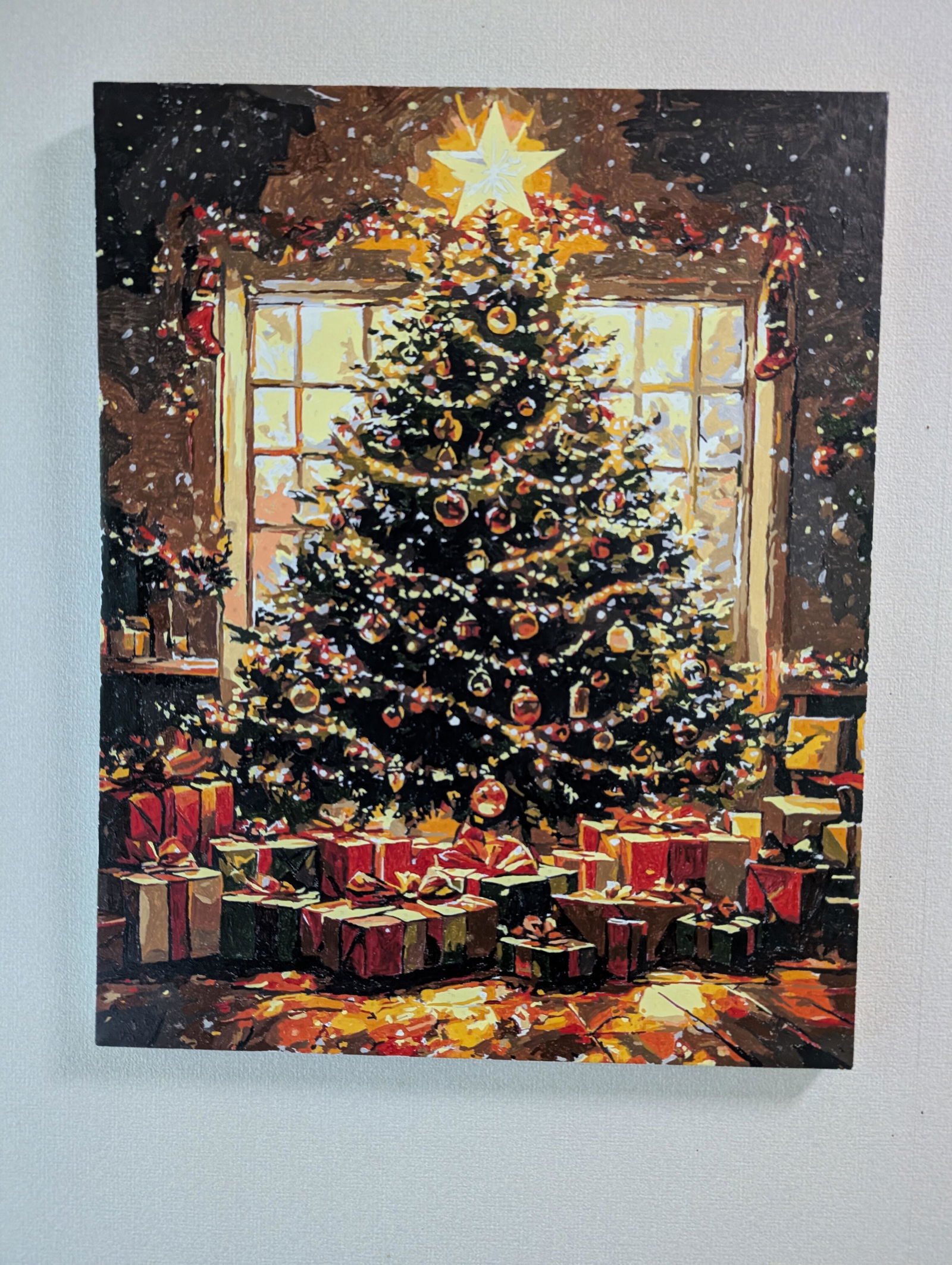 クリスマスツリー - 数字で塗り絵 – Cheerful painting®（JP）