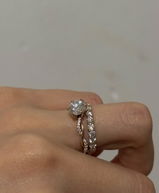 Anillo con diamantes 0.80 ct