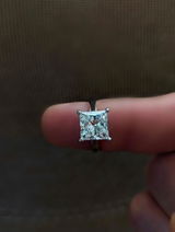 Anillo con diamante de laboratorio 1 ct