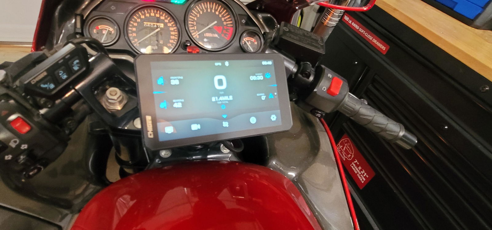 CHIGEE External Tire Pressure Sensors for Motorcycles