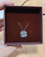 [Pre-sale] Gold Plated Silver Zircon Transformable Clover Necklace