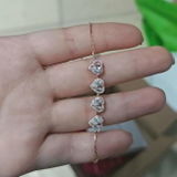 [Pre-sale] Gold Plated Silver Zircon Transformable Clover Necklace
