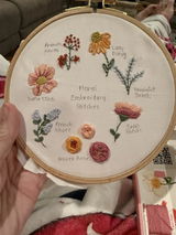 Floral Stitch Sampler Beginner Kit