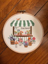 The Flower Stall Embroidery Kit