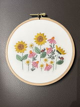 Personalized Floral Felt Corner Bookmarks Beginner Kit