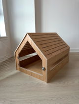 The Den: Modern Wooden Dog Crate