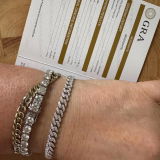 Moissanite Cuban Link Bracelet