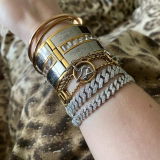 Moissanite Cuban Link Bracelet