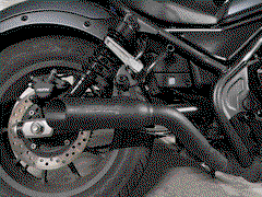 Coffman's Honda CBR 250R (2011-2013) Shorty Muffler Slip-On Exhaust
