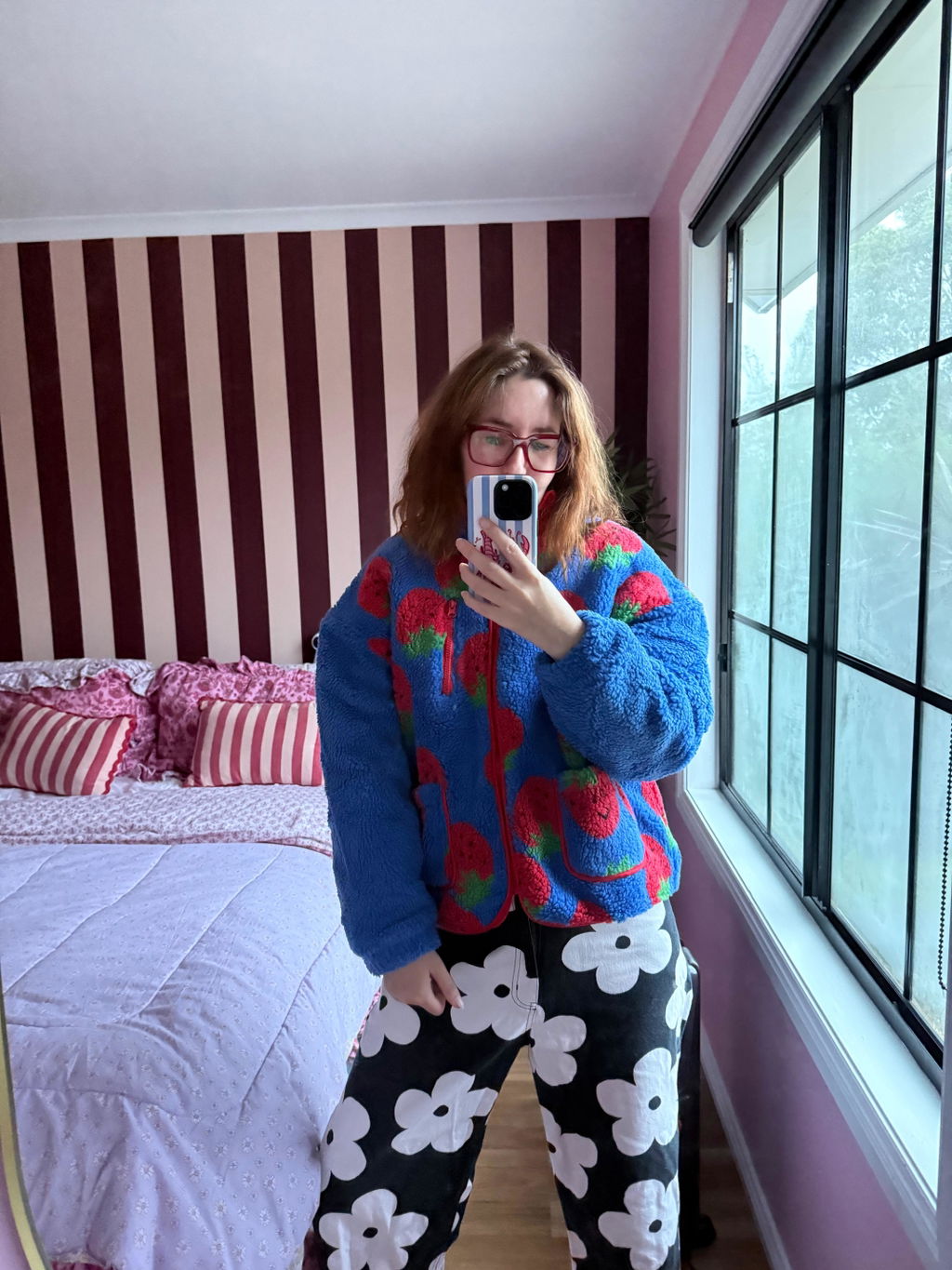 Strawberry Fleece Jacket