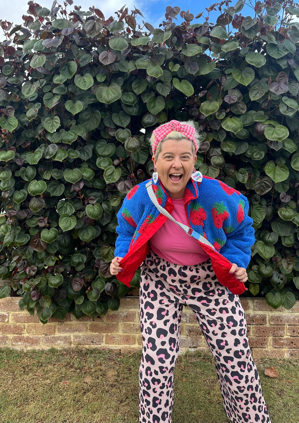 Strawberry Fleece Jacket
