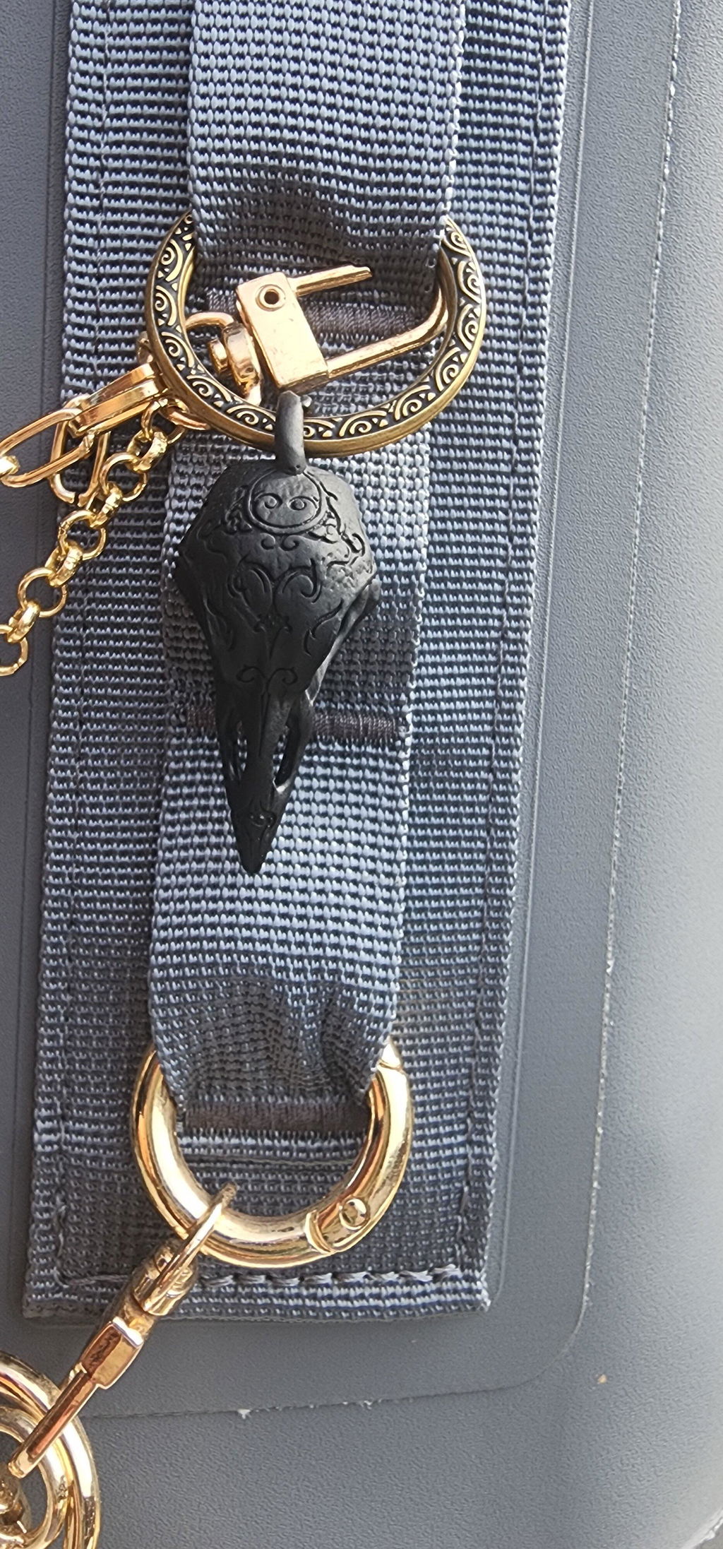 Raven Skull Pendant