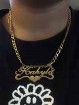 Detachable Heart Name Necklace