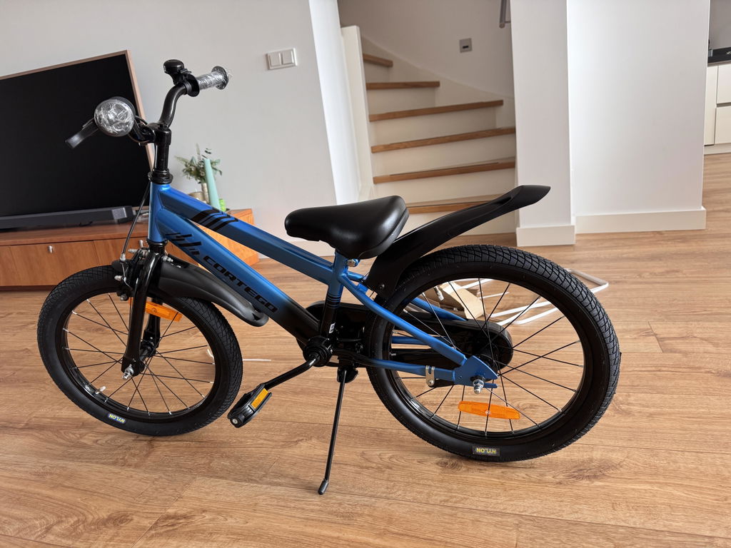BMX Cross Jongensfiets blauw 18 Inch