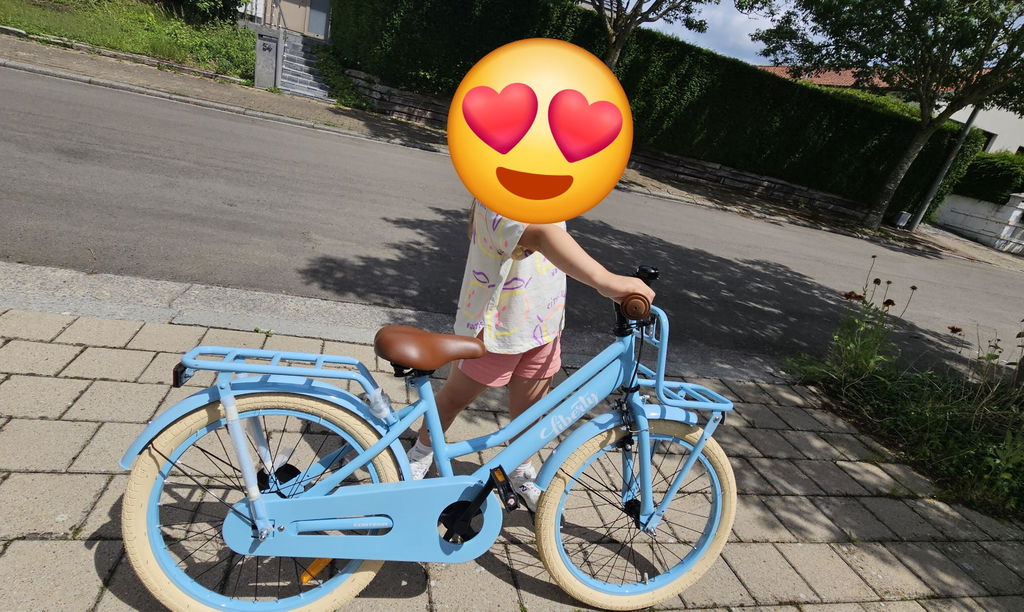 Liberty meisjesfiets Blauw 20 inch
