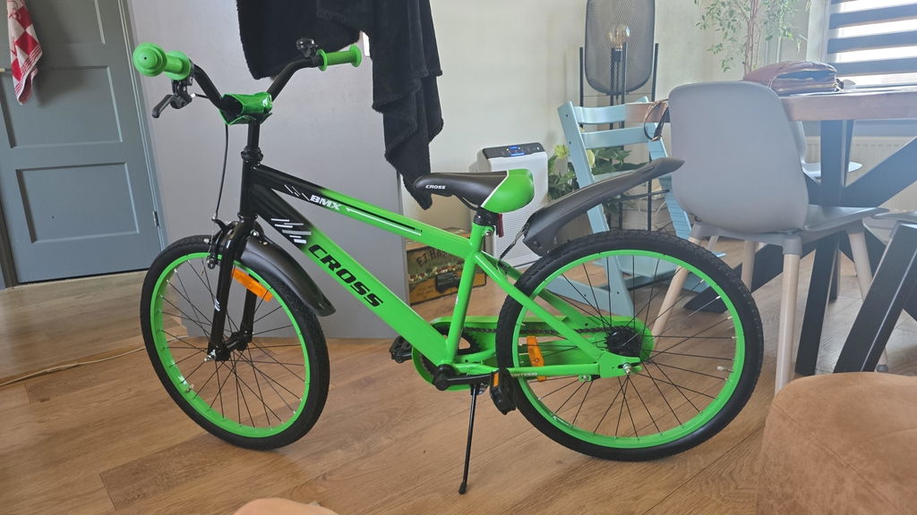 BMX Cross Jongensfiets Groen 22 inch