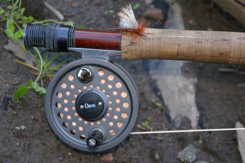 cortland 444 ltd fly reel SL Line WF6F The original fast Cortland 444 Classic Peach Fly