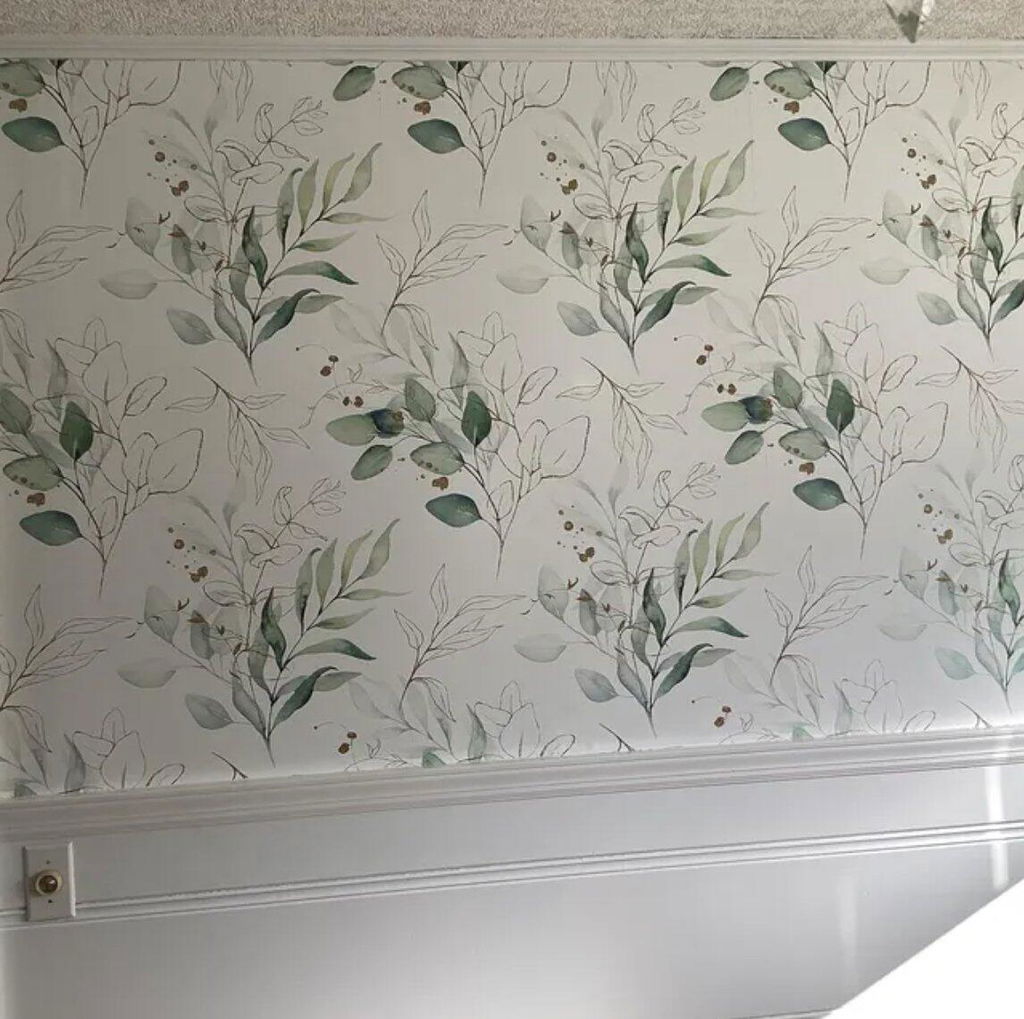 Green Eucalyptus Leaves Wallpaper CC228