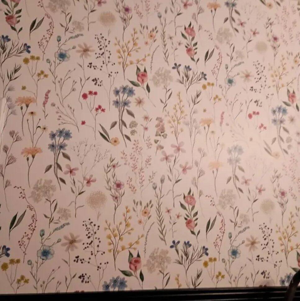 Сolorful Floral Garden Wallpaper W047