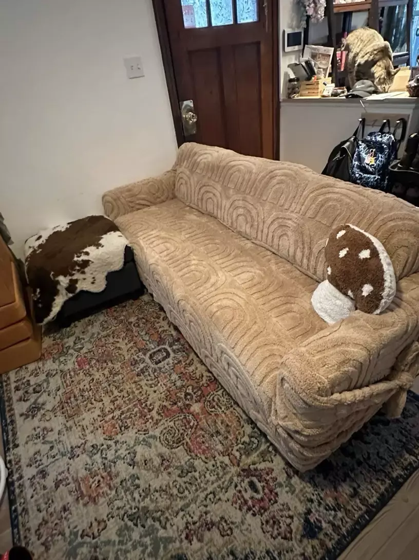 Coverfect Sofa Throw - Rainbow Plush