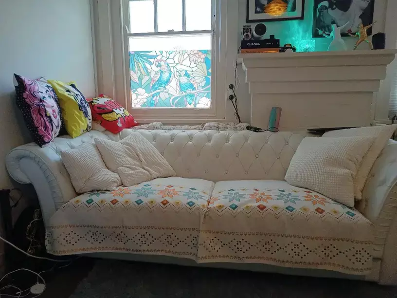 Coverfect Sofa Cover - Boho Chenille