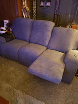 Stripe Jacquard Recliners Slipcovers For 1/2/3 Seats Recliner Loveseat Covers with Console