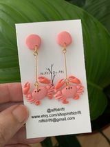 Crab  Coastal Sea Life - Summer Polymer Clay Cutter