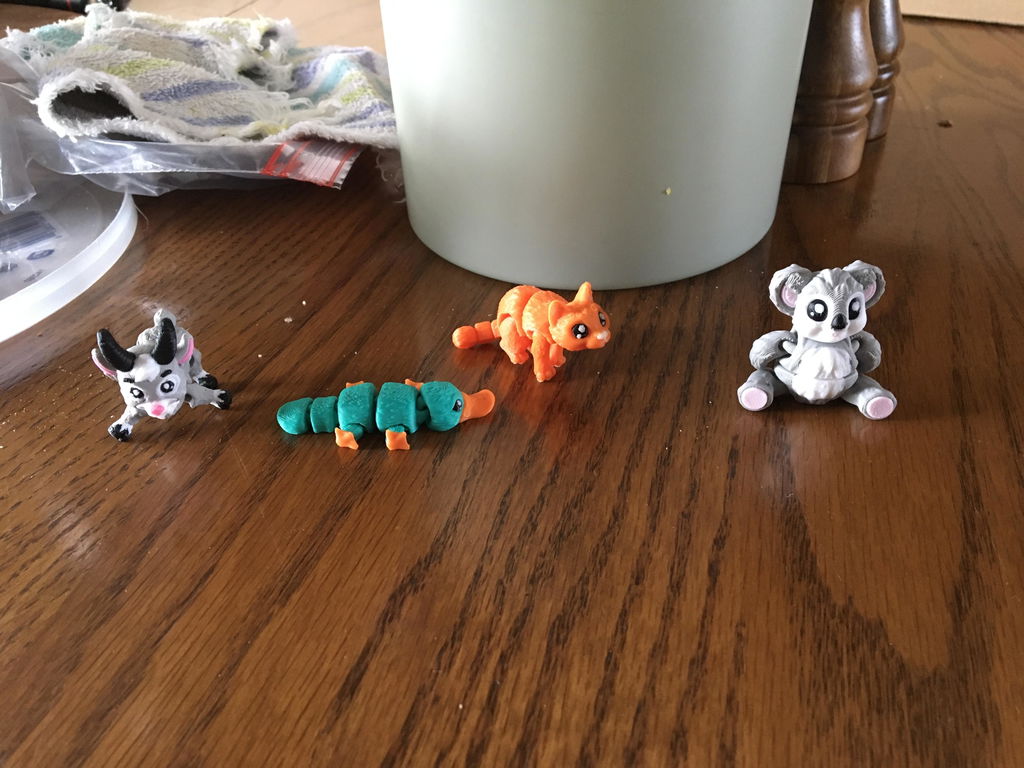 3D Printed Mini Fidget Creatures [Crafts3D]