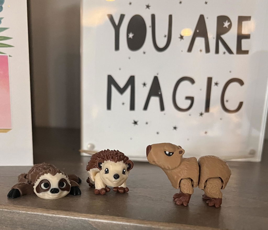 3D Printed Mini Fidget Creatures [Crafts3D]