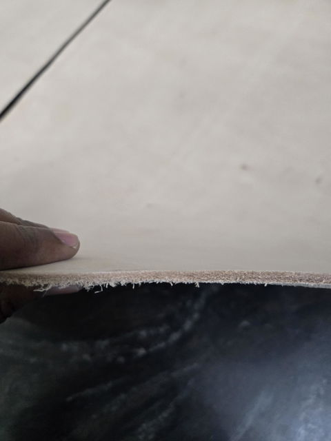 Veg tanned leather sheets - Natural