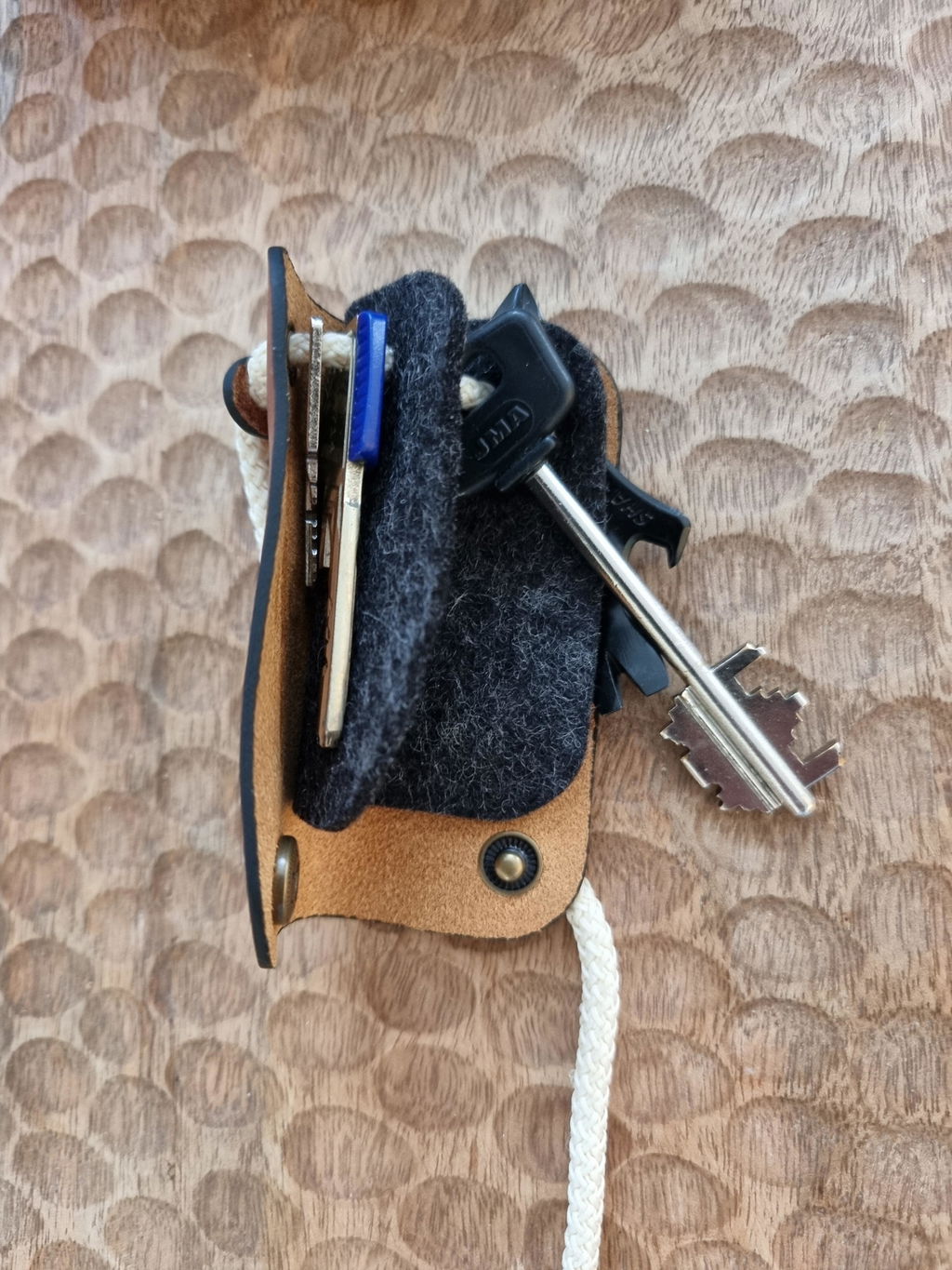 Leather Key Organiser, Holder | Classic Brown Crazy Horse Leather