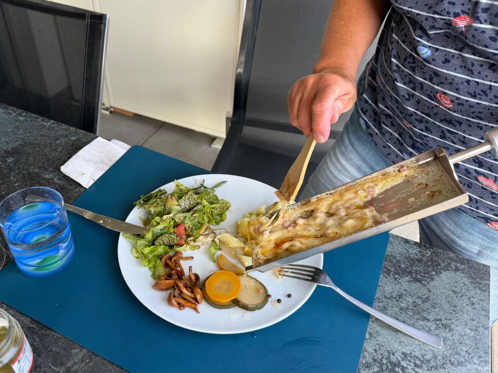 Padelle per raclette, acciaio inox